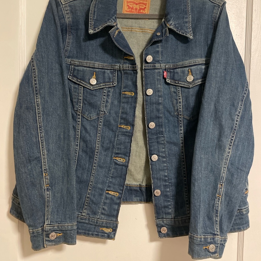 Levi's Blue Denim Jacket size 1X - Picture 2 of 8